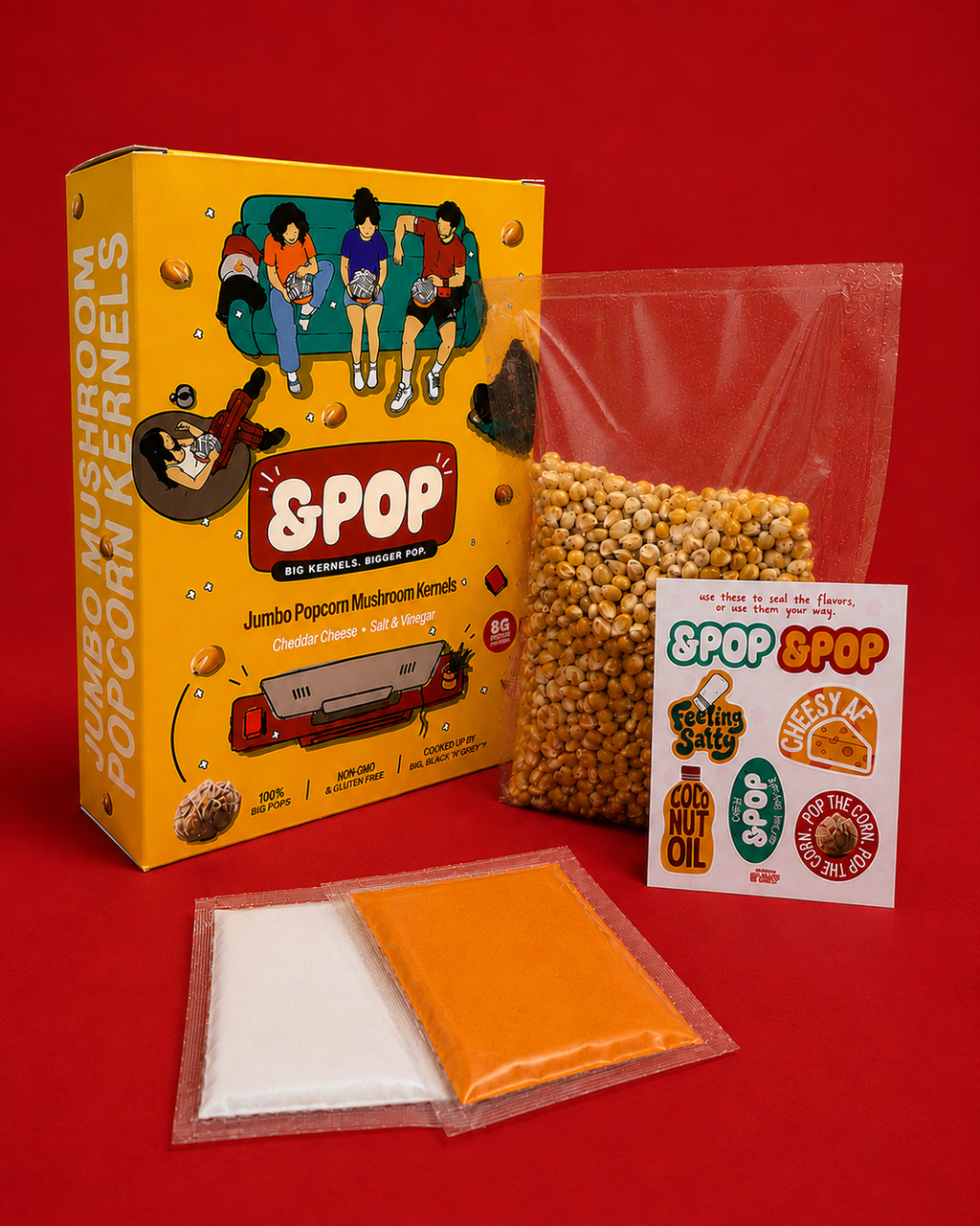 Jumbo Mushroom Kernels 500g